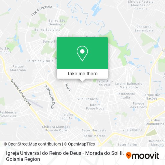 Igreja Universal do Reino de Deus - Morada do Sol II map