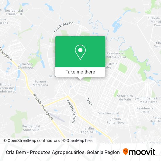 Cria Bem - Produtos Agropecuários map