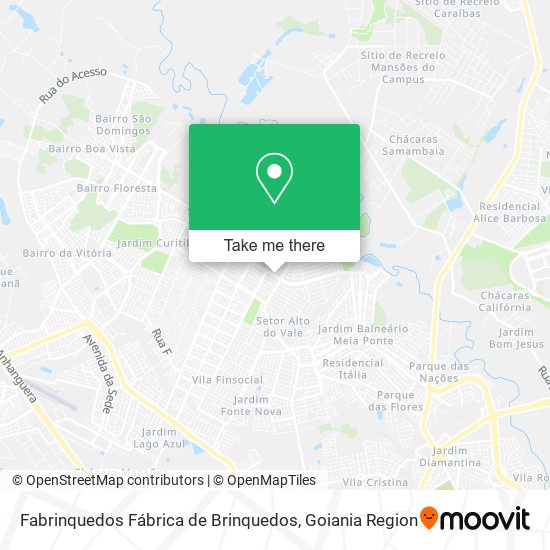 Fabrinquedos Fábrica de Brinquedos map