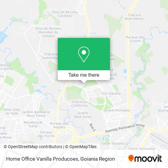 Home Office Vanilla Producoes map