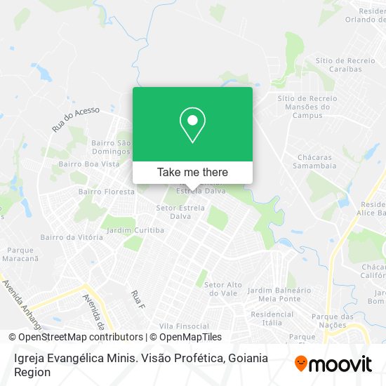 Mapa Igreja Evangélica Minis. Visão Profética