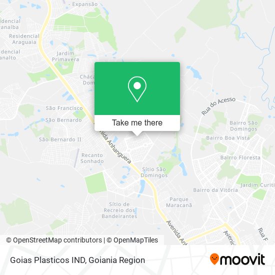 Goias Plasticos IND map