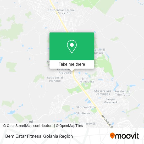 Mapa Bem Estar Fitness