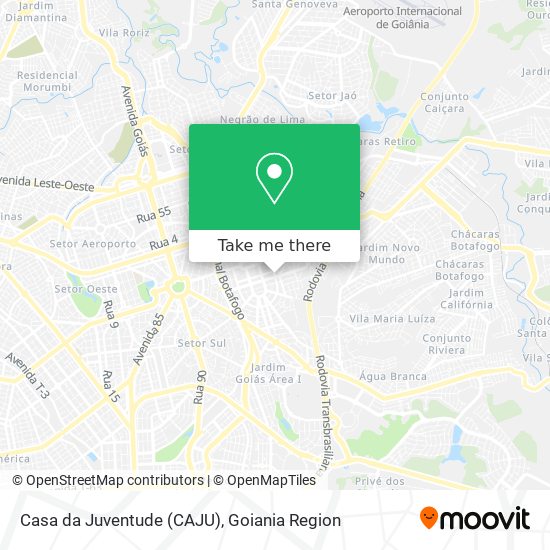 Casa da Juventude (CAJU) map