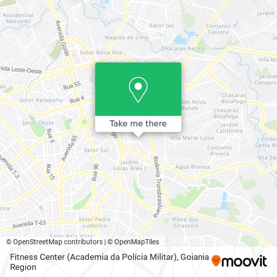Mapa Fitness Center (Academia da Polícia Militar)