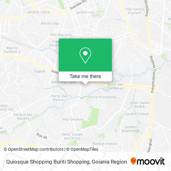 Mapa Quiosque Shopping Buriti Shopping