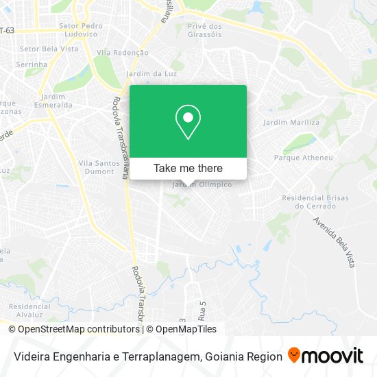 Videira Engenharia e Terraplanagem map