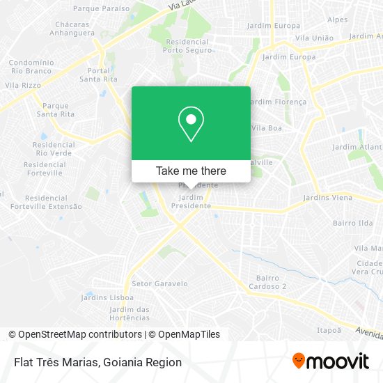 Flat Três Marias map