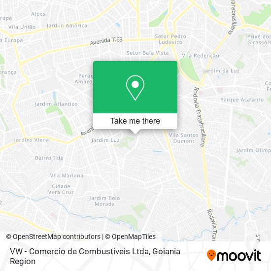 VW - Comercio de Combustiveis Ltda map