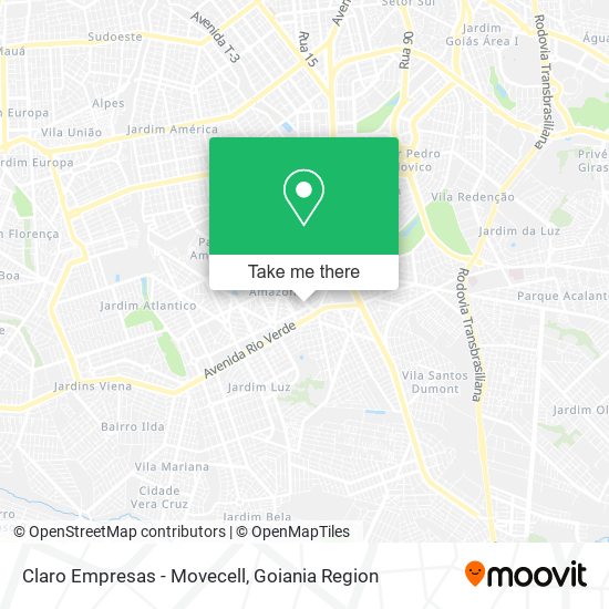 Mapa Claro Empresas - Movecell