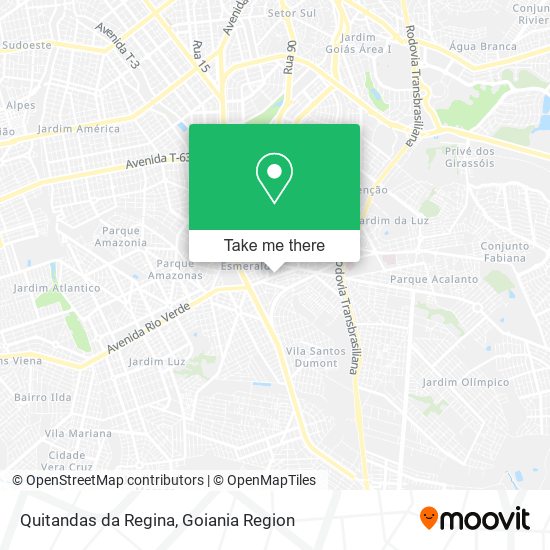 Quitandas da Regina map