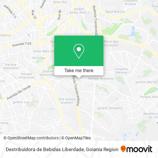 Destribuidora de Bebidas Liberdade map