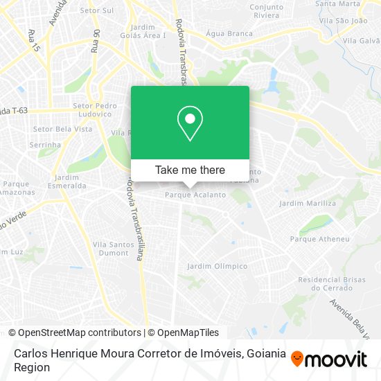 Mapa Carlos Henrique Moura Corretor de Imóveis