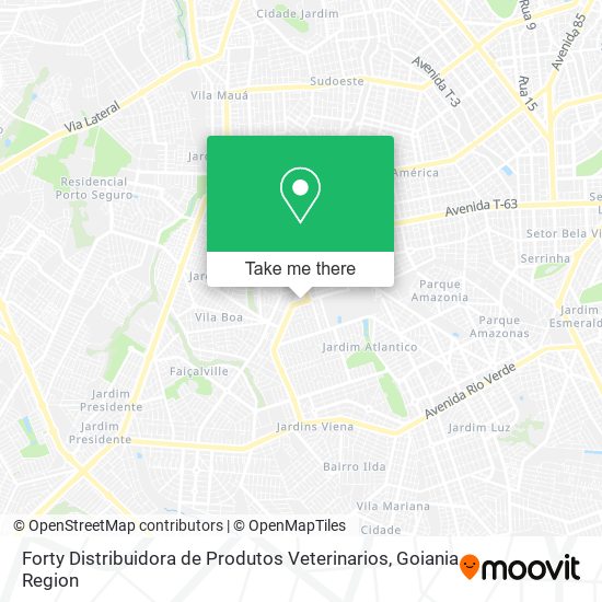 Forty Distribuidora de Produtos Veterinarios map