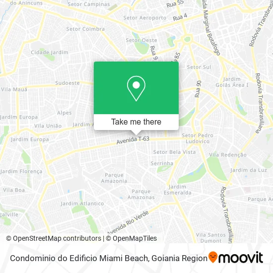 Condominio do Edificio Miami Beach map