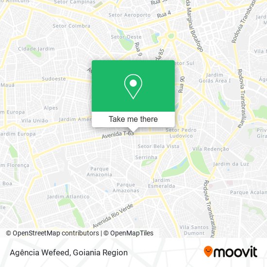 Agência Wefeed map