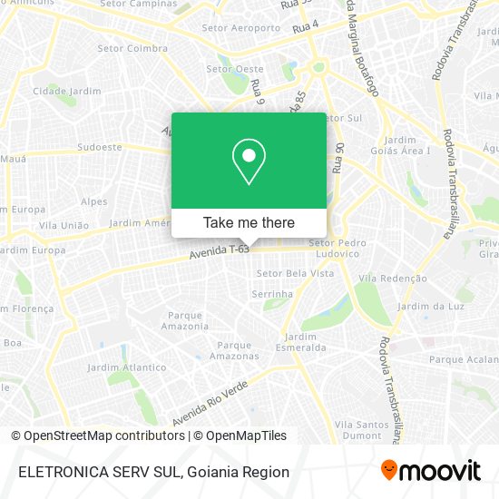 ELETRONICA SERV SUL map