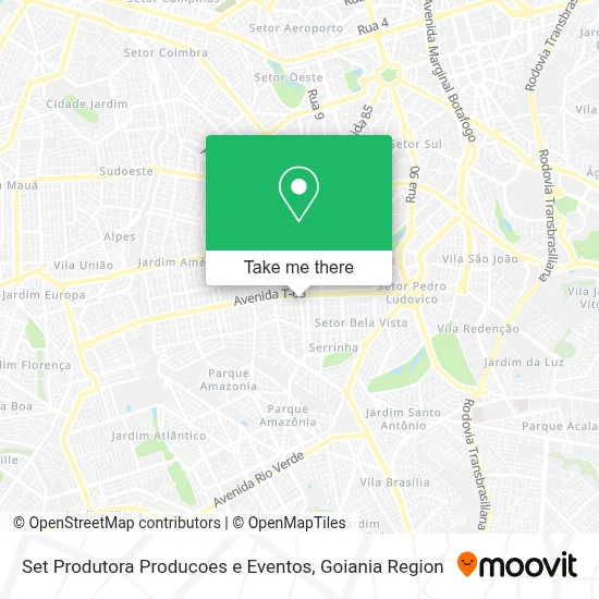 Set Produtora Producoes e Eventos map
