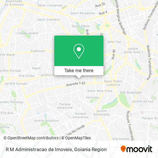 Mapa R M Administracao de Imoveis