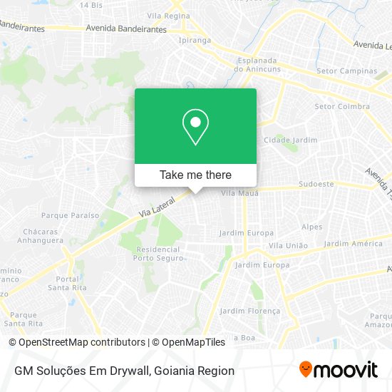 GM Soluções Em Drywall map