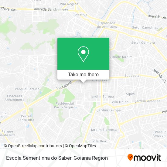 Mapa Escola Sementinha do Saber