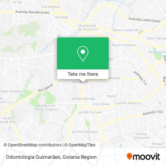 Mapa Odontologia Guimarães