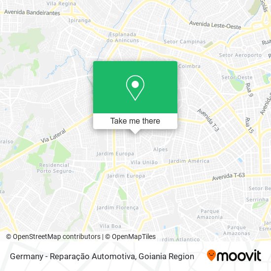 Germany - Reparação Automotiva map