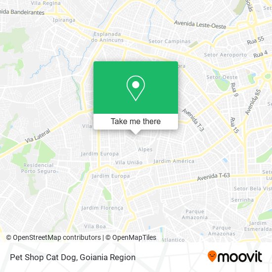Mapa Pet Shop Cat Dog