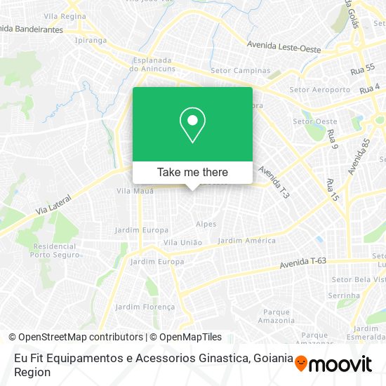 Eu Fit Equipamentos e Acessorios Ginastica map