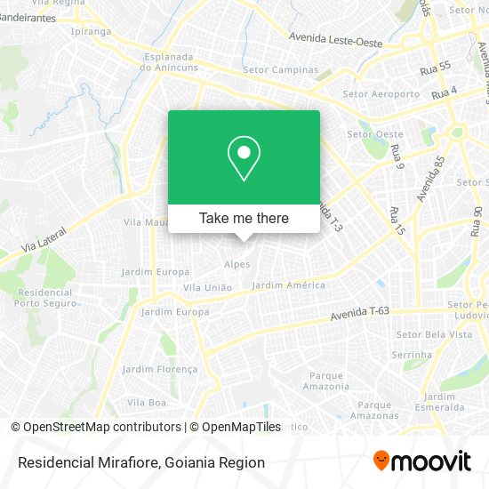 Residencial Mirafiore map