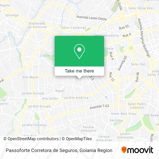 Passoforte Corretora de Seguros map