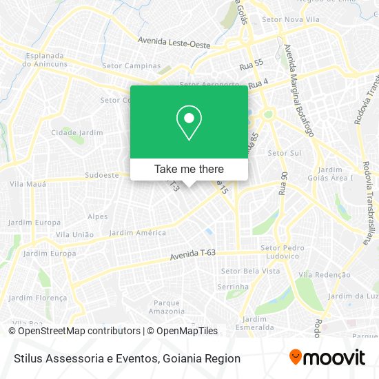 Mapa Stilus Assessoria e Eventos