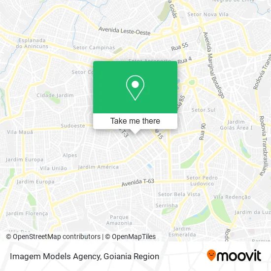 Imagem Models Agency map
