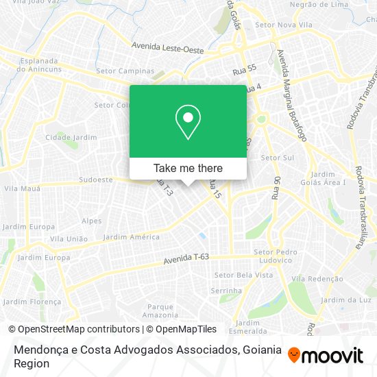 Mendonça e Costa Advogados Associados map