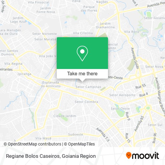 Regiane Bolos Caseiros map