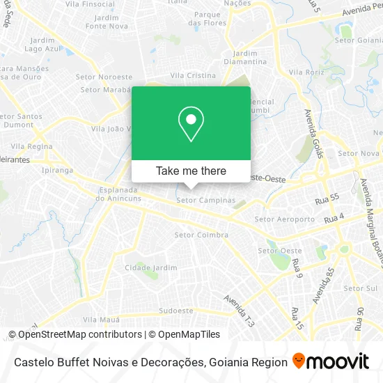 Castelo Buffet Noivas e Decorações map