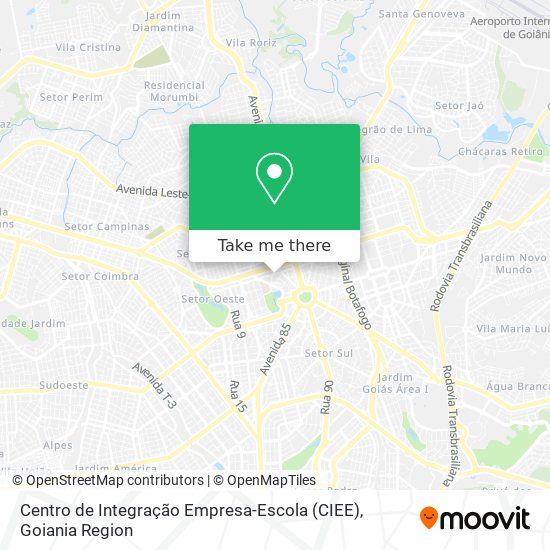 Centro de Integração Empresa-Escola (CIEE) map