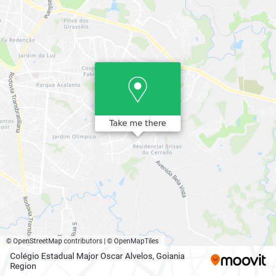 Colégio Estadual Major Oscar Alvelos map