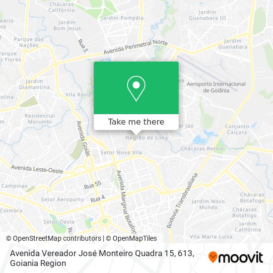 Avenida Vereador José Monteiro Quadra 15, 613 map