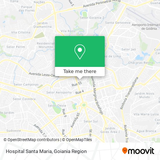 Hospital Santa Maria map