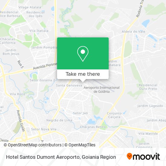 Hotel Santos Dumont Aeroporto map