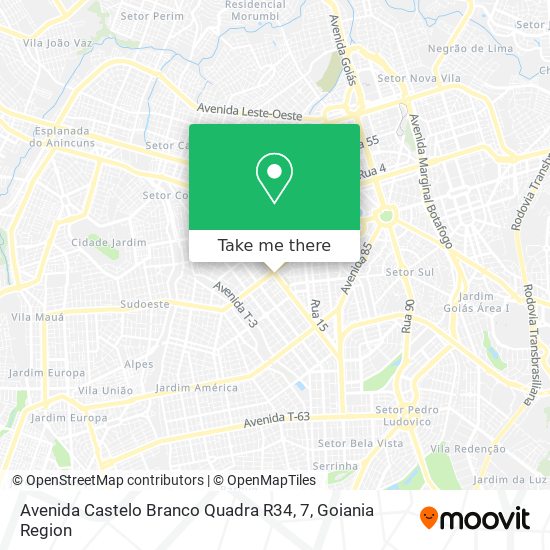 Avenida Castelo Branco Quadra R34, 7 map