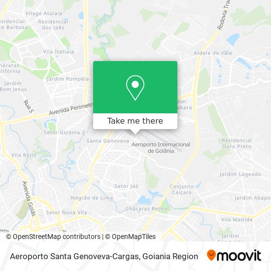 Aeroporto Santa Genoveva-Cargas map