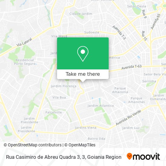 Rua Casimiro de Abreu Quadra 3, 3 map