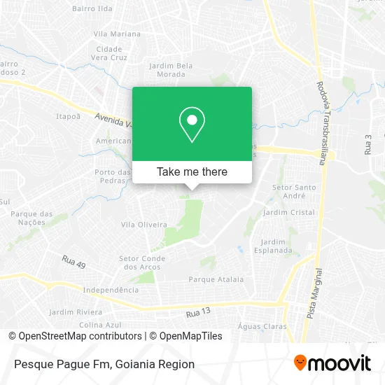 Pesque Pague Fm map