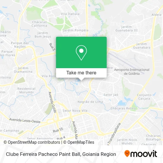 Clube Ferreira Pacheco Paint Ball map