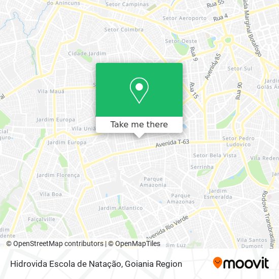 Hidrovida Escola de Natação map