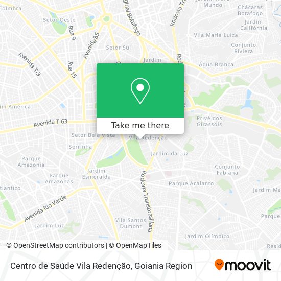Centro de Saúde Vila Redenção map