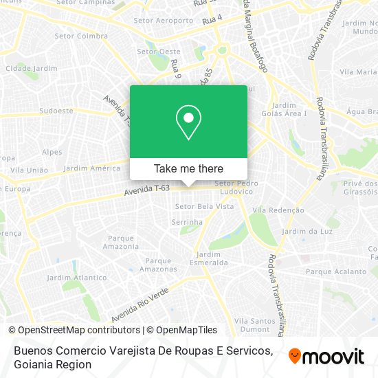 Buenos Comercio Varejista De Roupas E Servicos map