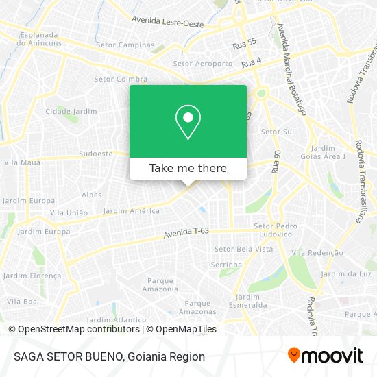 SAGA SETOR BUENO map